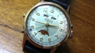 Vintage Swiss moonphase watch La Phare
