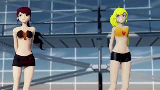 [MMD] RWBY Bondage - Girls