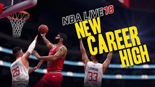 NBA LIVE 18 THE ONE STRETCH BIG| THE HARDEST I'VE WENT! INSANE FINISH!