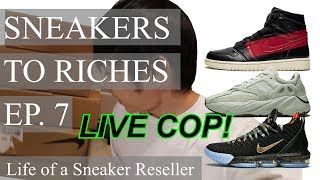 Sneakers To Riches Ep 7 - LIVE COP Yeezy 700 Salt, Jordan 1 Defiant - Sneaker UNBOXING 2019