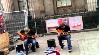 The Showhawk Duo - 90s dance mashup on guitar
