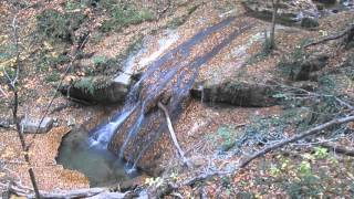 Водопад на реке Курлюк-Су (урочище Курлюк-Баш, Крым)