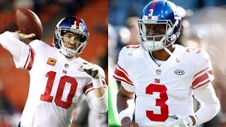 New York Giants Fans Protest Eli Manning Being Benched in Loss to Oakland Raiders