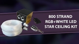 800 Strand RGB+W LED Star Ceiling Kit by WieDaMark.com