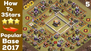 ClashOfClan? 3Stars Popular TH11 Ring Base With QWalk & Miner #5 ? September 2017 ?