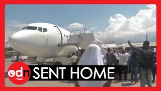 Haitian Migrants Try to STORM Deportation Plane