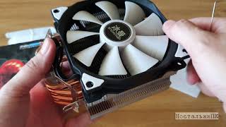 Мощный кулер c AliExpress Снеговик 6ть тепловых трубок!!!
