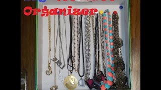 DIY Necklace Organizer