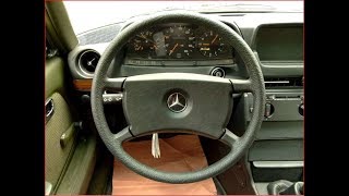 В старом гараже обнаружили новый Mercedes E-class W123, законсервированный 30 лет назад.