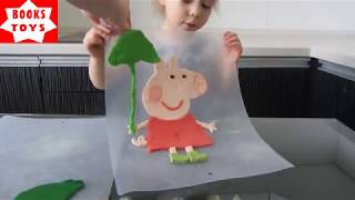 Свинка из пластилина Плей До (домашнего)Play Doh