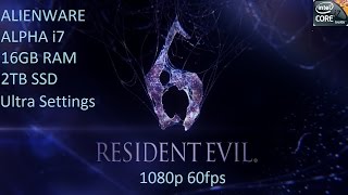 Alienware Alpha i7 Resident Evil 6 1080p Gameplay (Ultra settings)