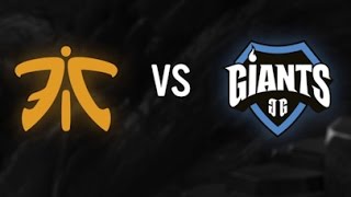 FNATIC vs GIANTS Highlights -Week 9 EULCS Spring 2017