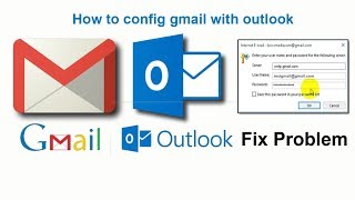 Outlook Can Not Connect To Gmail | Keeps Asking For Password