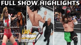 WWE 2K19 STOMPING GROUNDS 2019 FULL SHOW PREDICTION HIGHLIGHTS - PART 2