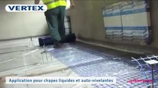 Vertex ® Treillis G120 – Solution anti-fissuration – Chape fluide