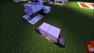 Minecraft механизмы от[1lenss`a] 11 - лифт (моя версия)