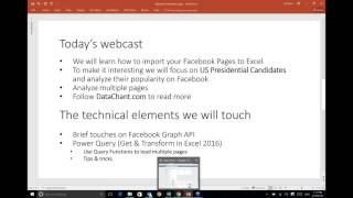 2016 04 18 20 00 Analyze US Election Candidates on Facebook using Excel and Power Query