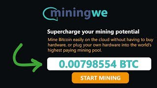 MiningWe.com | New Free Bitcoin Cloud Mining Site 2019 | Earn Daily 0.002 Bitcoin Zero Investment