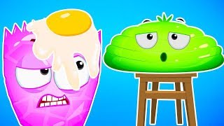 Оп и Боб — Твердый и Мягкий — Мультик про Разницу для Самых Маленьких