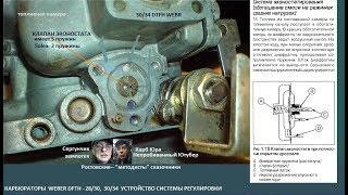 AUDI-WEBER 30/32, 30/34 DFTH УОЗ и ЭМР?