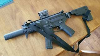 Sig Sauer MPX-K Factory SBR with SilencerCo Omega 9K and KE ARMS SLT-1 Trigger