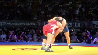 97 KG J.D. Bergman USA vs Reza Yazdani Iran
