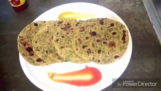 Winter season/चाय के साथ खाये स्वादिष्ट गरमा गर्म पालक मेथी बथुआ के पराठे(palak methi bathua paratha