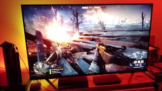 BATTLEFIELD 1 XBOX ONE X Enhanced 4K HDR : TV Comparison Sony X900e vs TCL 55R617