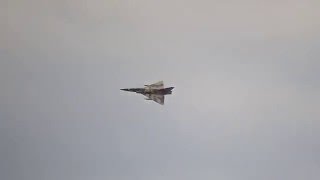 Mirage M5 Mara C-630 F.A. Argentina en Aeropuerto Córdoba - Ultimo vuelo