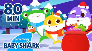 Santa Shark is Coming to Town | +Compilation | Baby Shark Christmas 