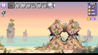 Angry Birds Stella Level 35 Episode 2 Walkthrough ★★★ Beach Day