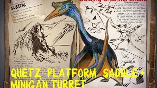 Ark Survival Evolved / установка миниган турели на Quetzalcoatlus(Кетцаль Quetzal)