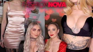 FASHION NOVA VALENTINE'S DRESS + BRA TRY ON HAUL | DUPETHAT ITSKANDL