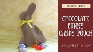 Chocolate Bunny Rabbit Paper Bag Candy Pouches