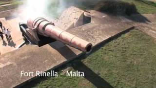 Fort Rinella and The Armstrong 100 Ton Gun in Malta