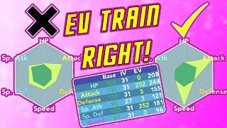 Pokemon Brick Bronze HOW TO EV TRAIN CORRECTLY