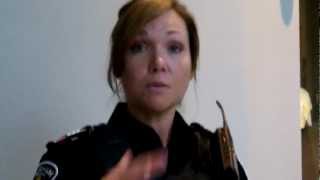 Barry Dutton questions police as to why/ who called them to city hall,