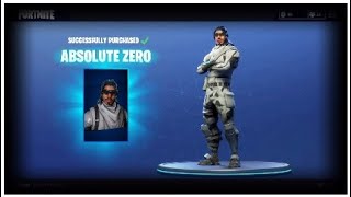 Fortnite Absolute Zero Skin Showcase