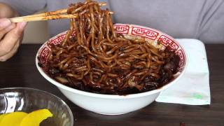 ASMR Eating: Jjajamyeon and Danmuji (No Talking)