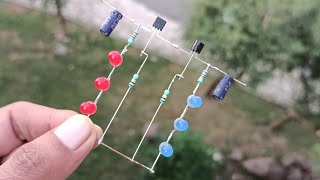 DIY STROBE LIGHT WITH TRANSISTOR BC547