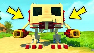 САМОЕ ЗАГАДОЧНОЕ СУЩЕСТВО С РУКАМИ-ПУШКАМИ В СКРАП МЕХАНИК ! (Scrap Mechanic)