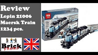 Review Lepin 21006 - Maersk Train