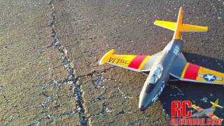 Hobby-Lobby F9F Panther - Test Flight 1-23-2011