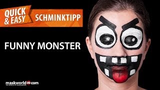 Schminktipps schnell & einfach: Funny Monster von maskworld.com