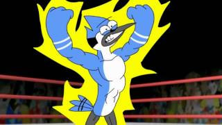 la pelea del siglo mordecai y rigby vs vegeta