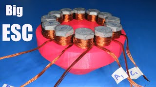 How to make a big ESC Brushless motor Part1 | Motor winding | 3D printed motor
