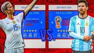 Women's ALL-STARS vs. Men's ALL-STARS! - FIFA 19 Career Mode