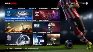 Pes 2016 main menu