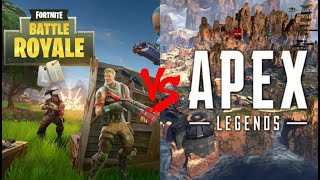 FORTNITE VS. APEX LEGENDS GAMEPLAY COMPARISON | THE SHOWDOWN OF THE BATTLE ROYALES| WHICH IS BETTER?