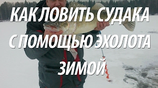 ЛОВЛЯ СУДАКА ЗИМОЙ С ЭХОЛОТОМ. КАК НАСТРОИТЬ ЭХОЛОТ - СОВЕТЫ РЫБАКАМ